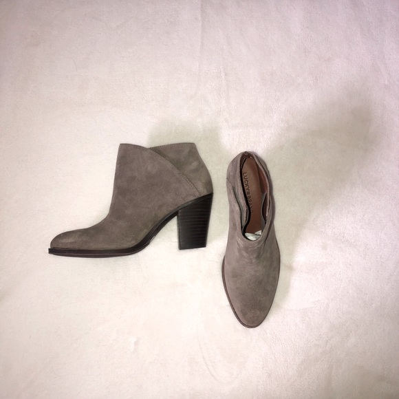 NWOT Lucky Brand Easa Brindle Suede Ankle Bootie Size 8.5 M - Picture 3 of 6